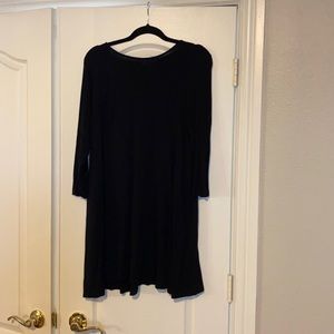 Black long sleeve dress
